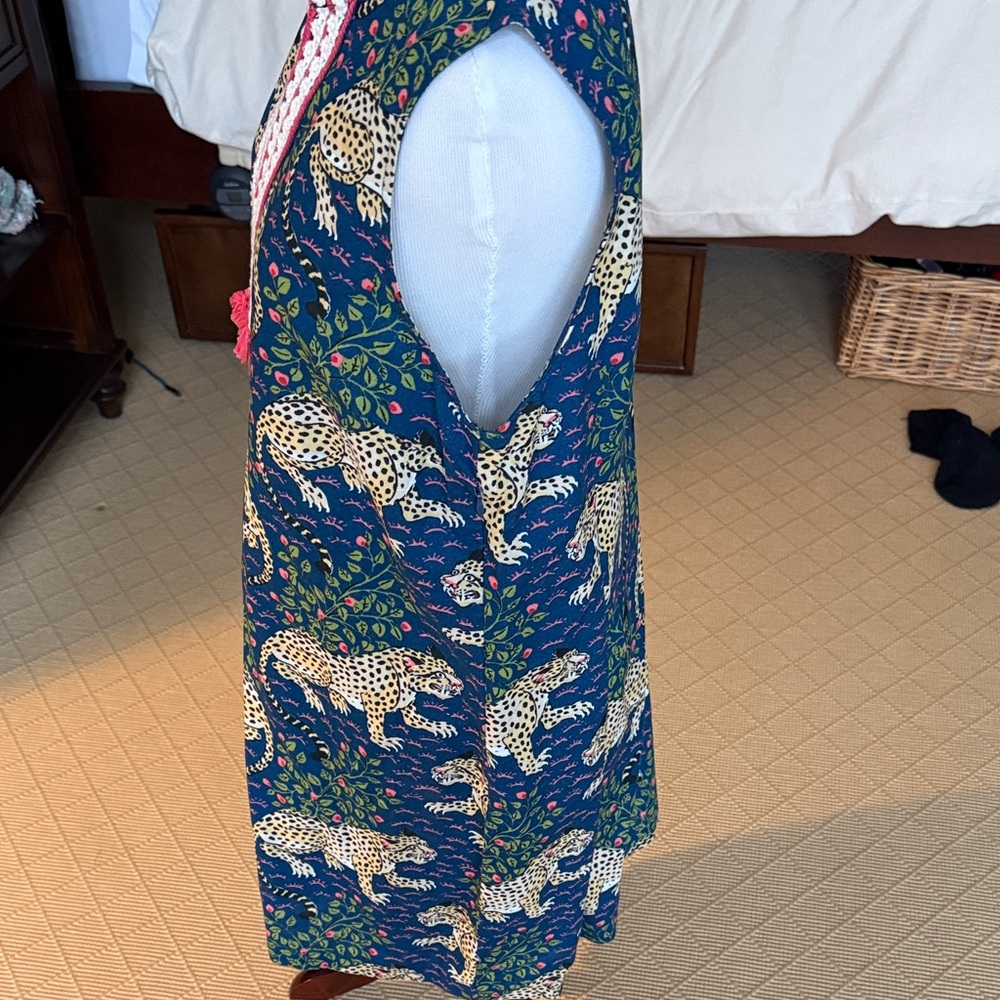 Printfresh Blue Shift Dress With Bagheera / Leopa… - image 3